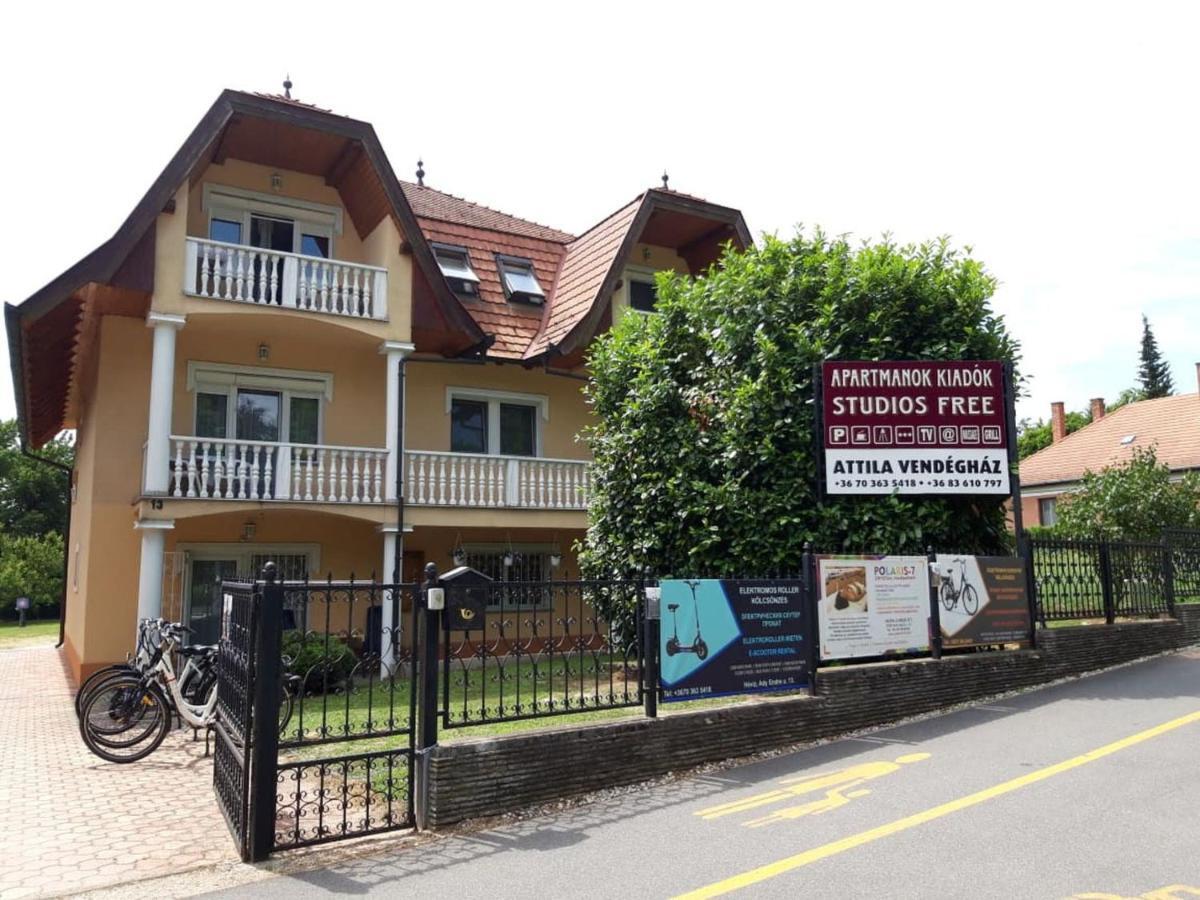 Attila Vendégház Hévíz Exterior foto